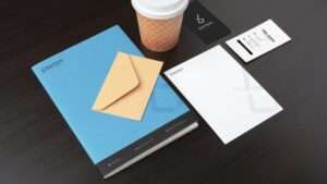 Coffee Stationery, Branding Mock-up, with clipping path Coffee Stationery, Branding Mock-up, with clipping path