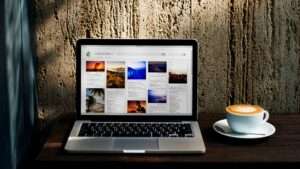 Technology Coffee Internet Beverage Cafe Data Concept Technology Coffee Internet Beverage Cafe Data Concept